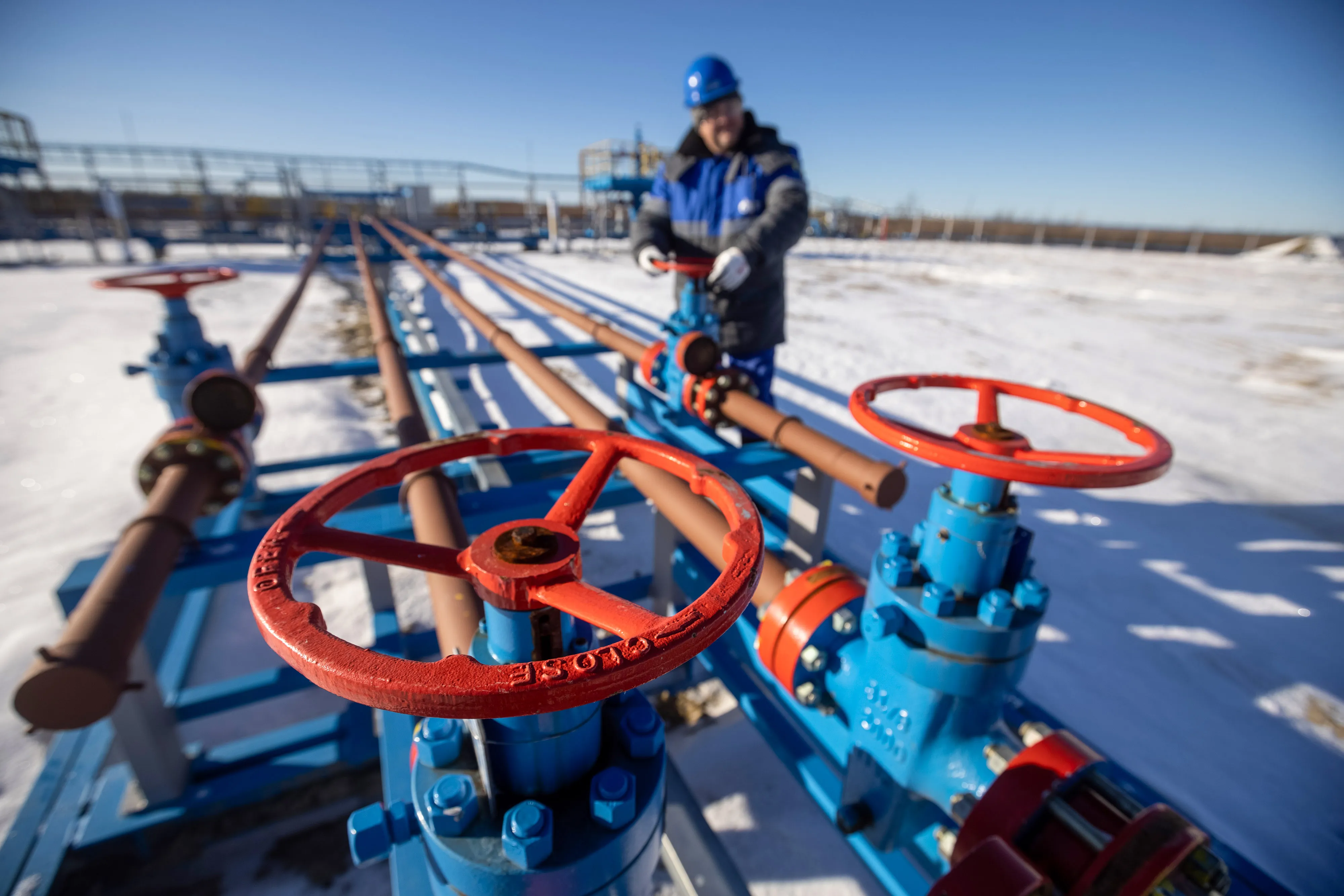 A gas well at&nbsp;Gazprom PJSC’s Chayandinskoye oil, gas and condensate field, a resource base for the Power of Siberia&nbsp;pipeline.