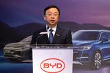 BYD Chairman Wang Chuanfu Presents Earnings Results
