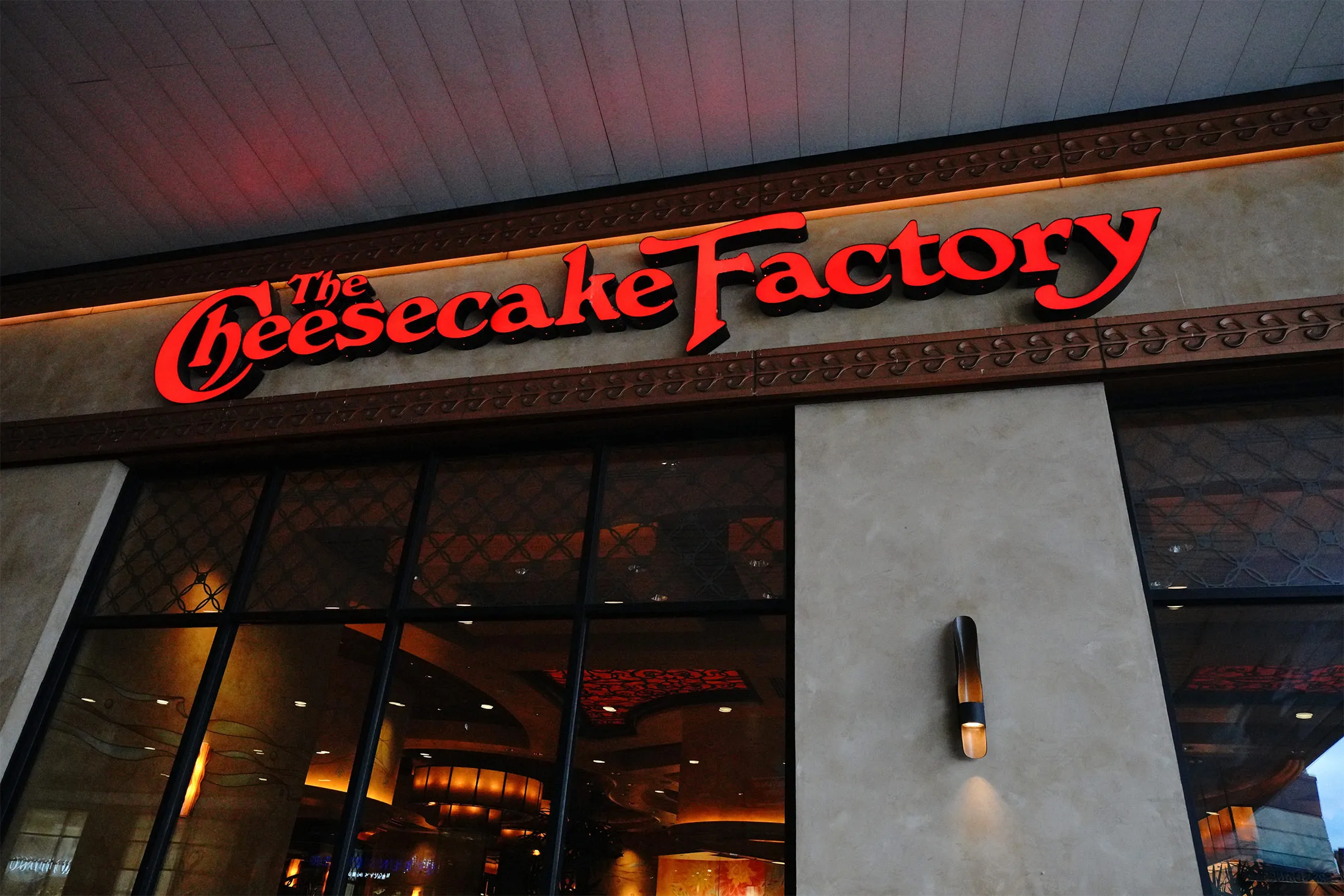 A Cheesecake Factory restaurant in the Queens borough of New York.&nbsp;
