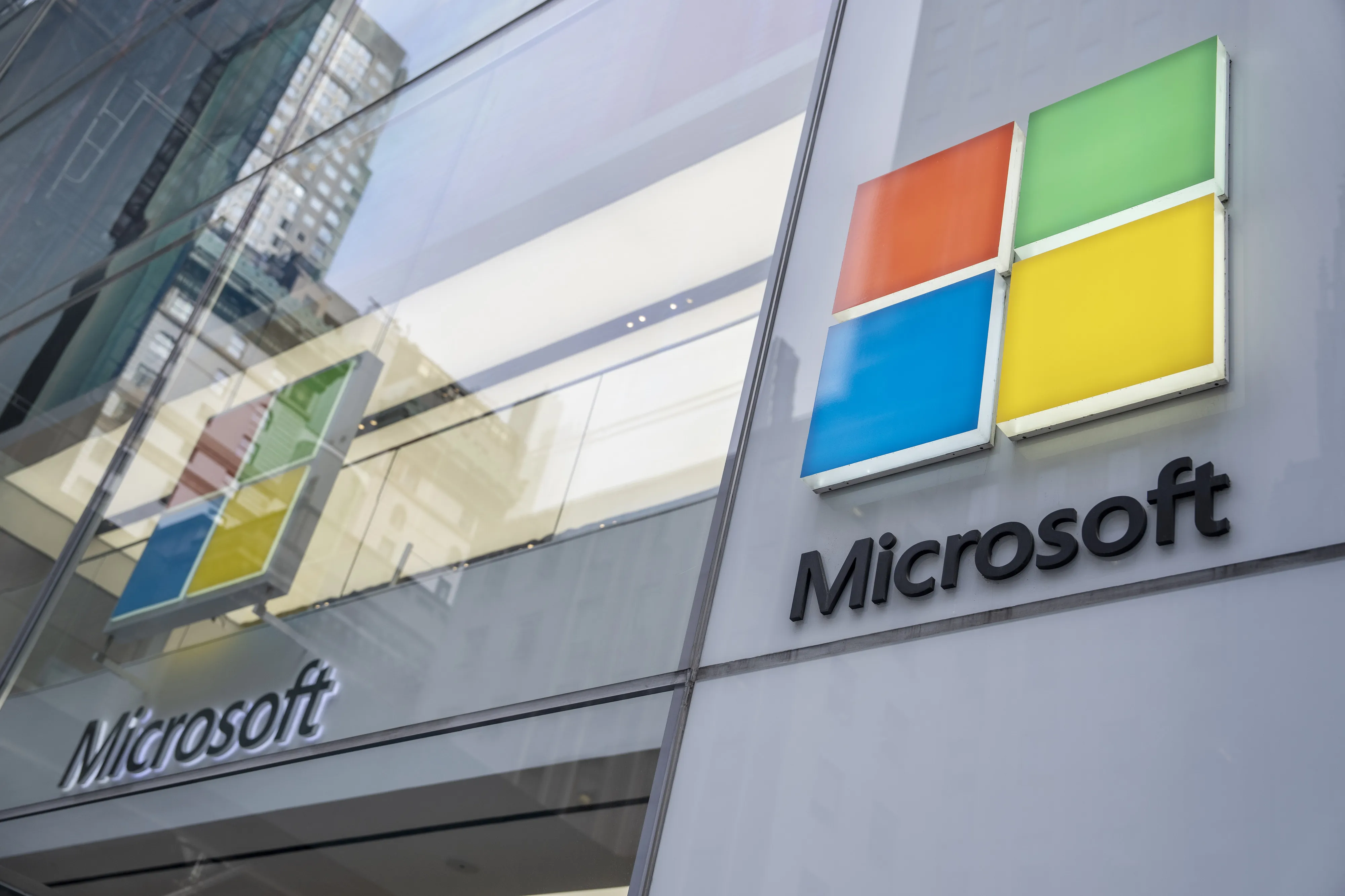 Una tienda de Microsoft en Nueva York.