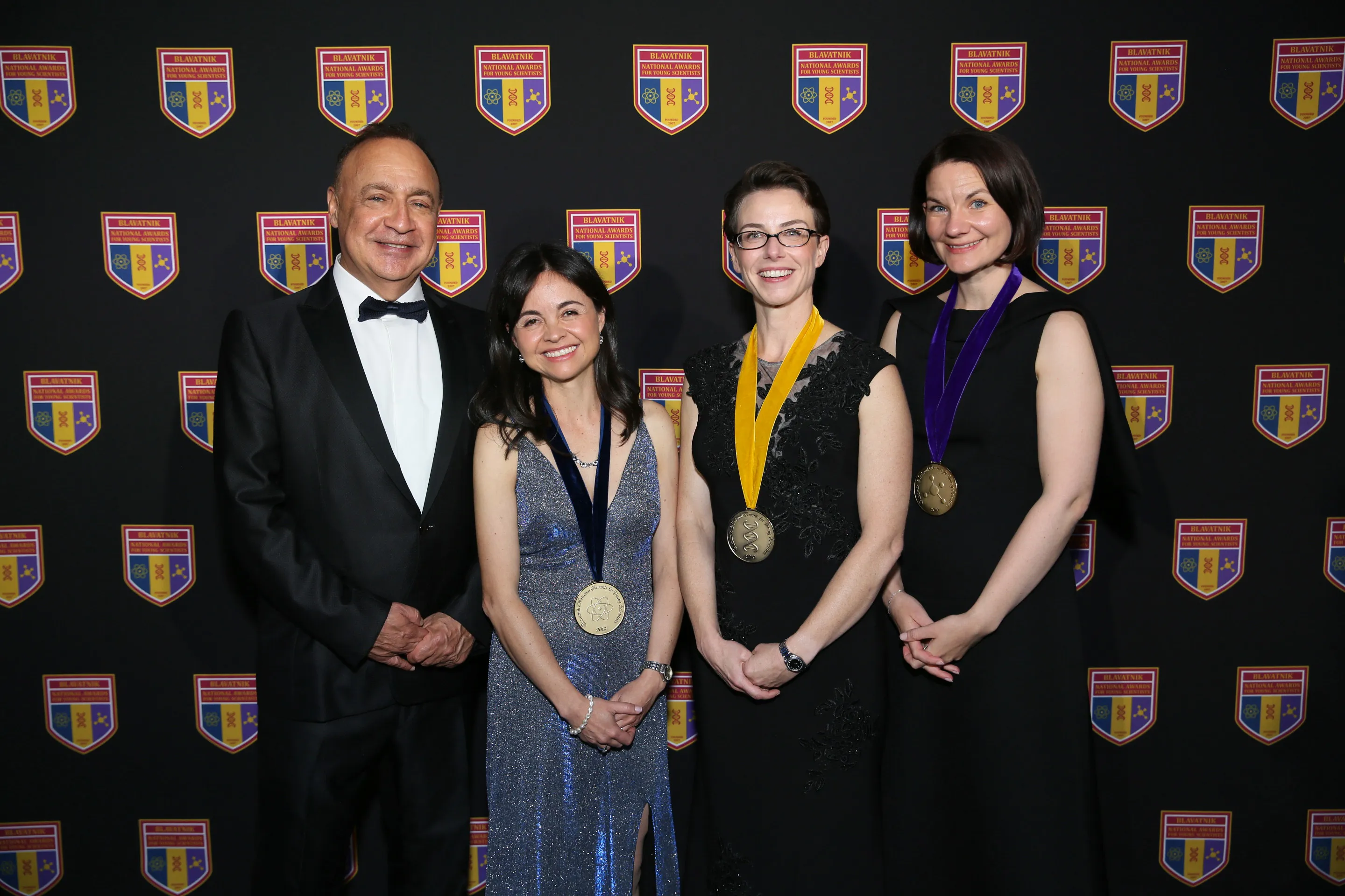 Len Blavatnik, Ana Maria Rey, Heather Lynch and Emily Balskus