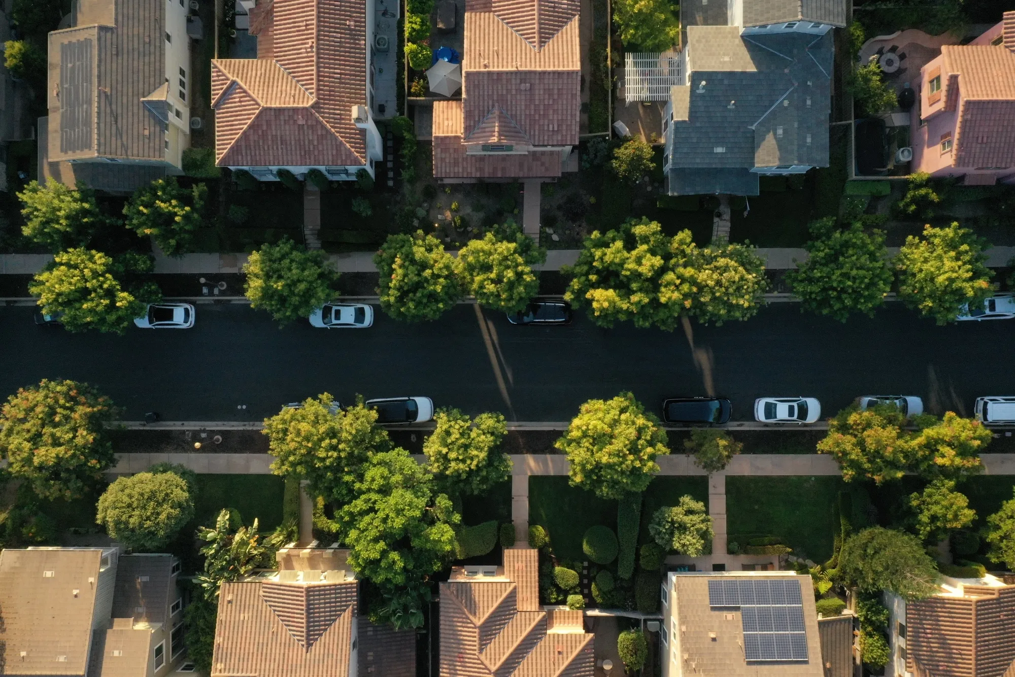 Single-family homes in a Lennar Corp. development in San Diego, California.