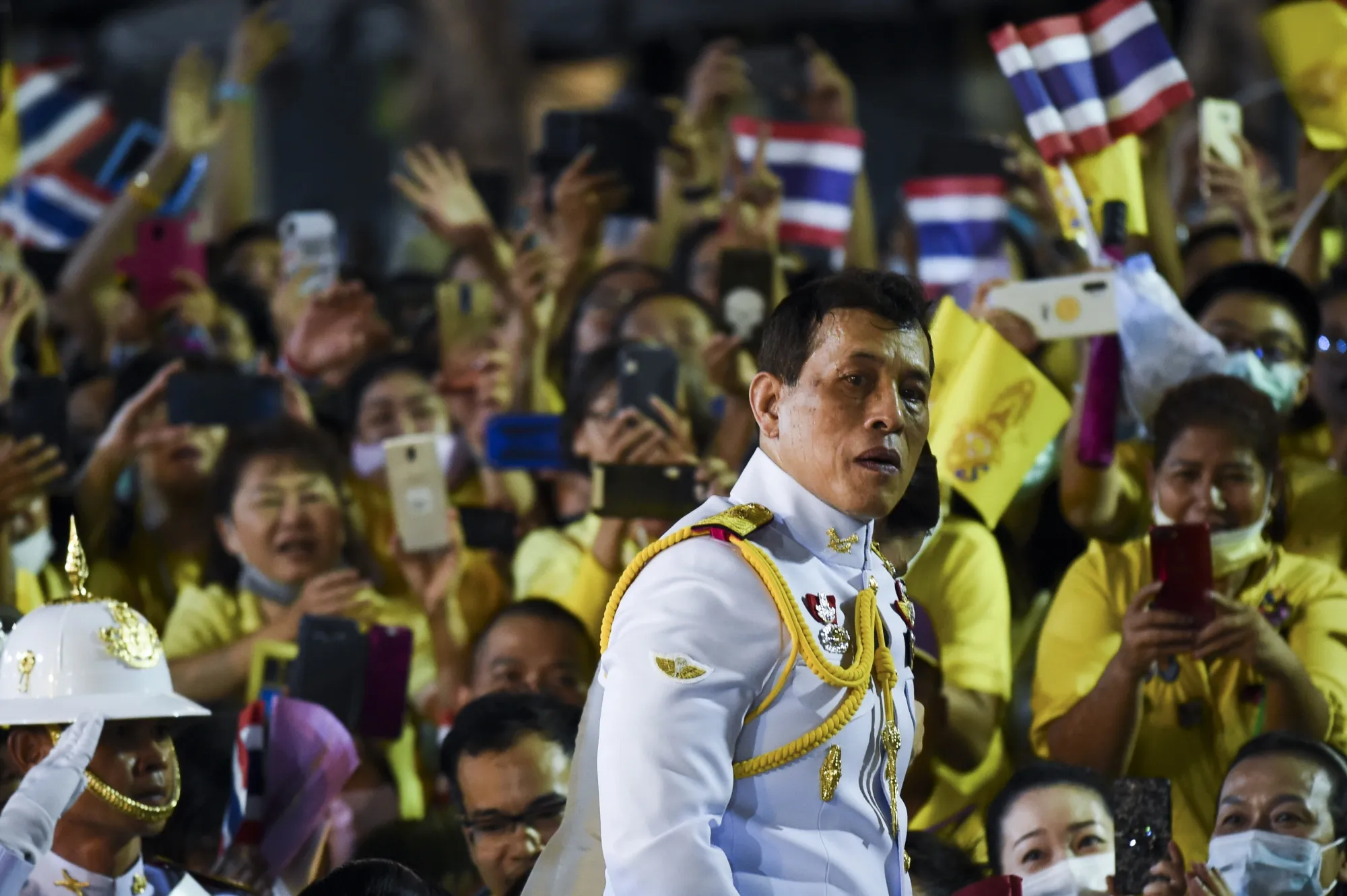 King Maha Vajiralongkorn on Sunday.