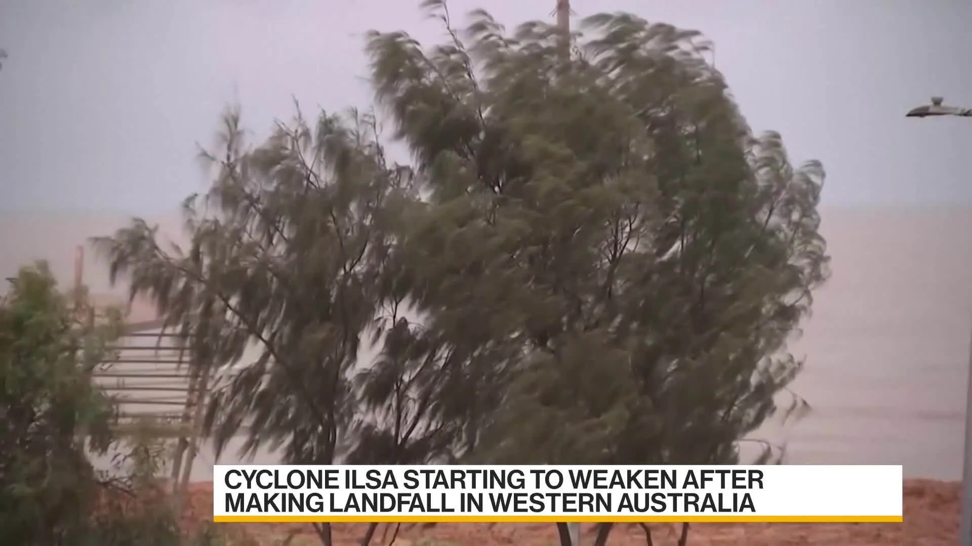 Cyclone In. Wb Watch Western Australia Hit by Strongest Cyclone Since 2009 - Bloomberg