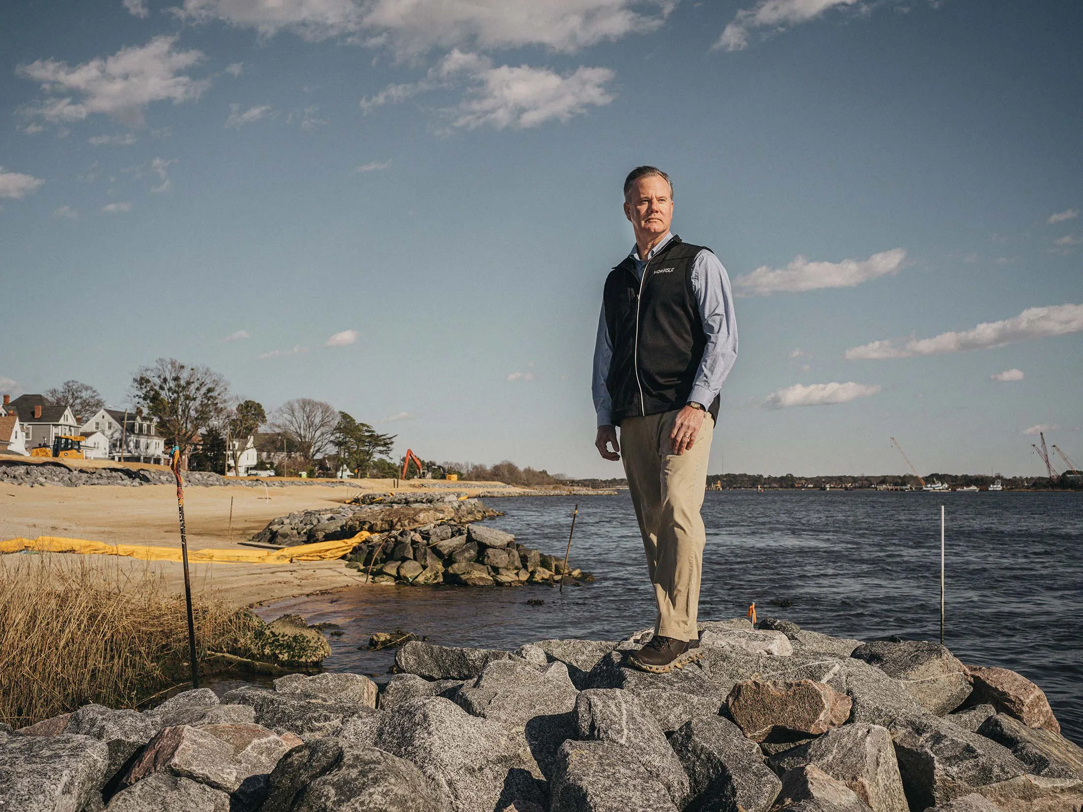 Douglas Beaver, Chief Resilience Officer in Norfolk, Va. in the historic neighborhood of Chersterfield Heights.