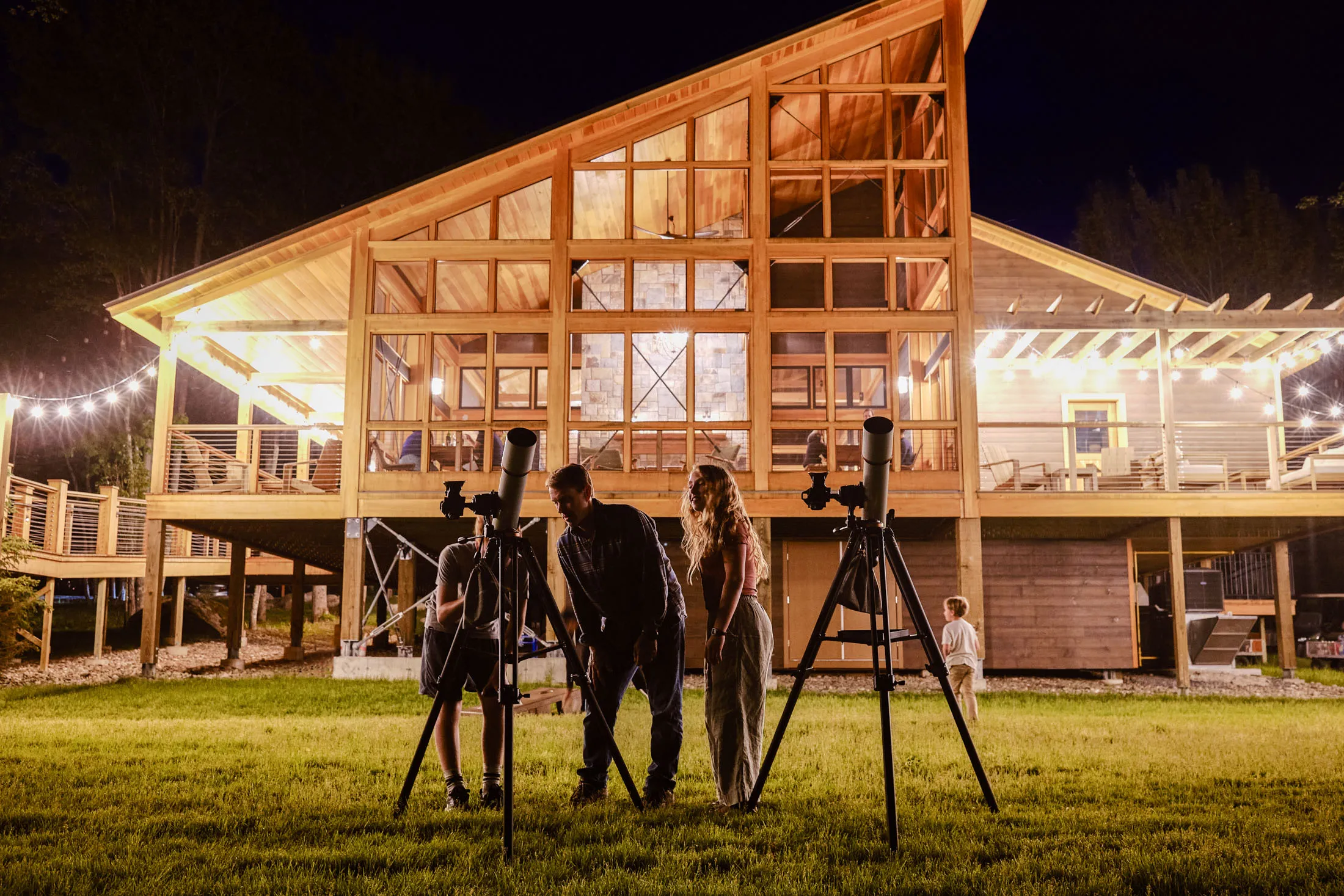 Stargazing at KOA’s Terramor Outdoor Resort in Bar Harbor, Maine.