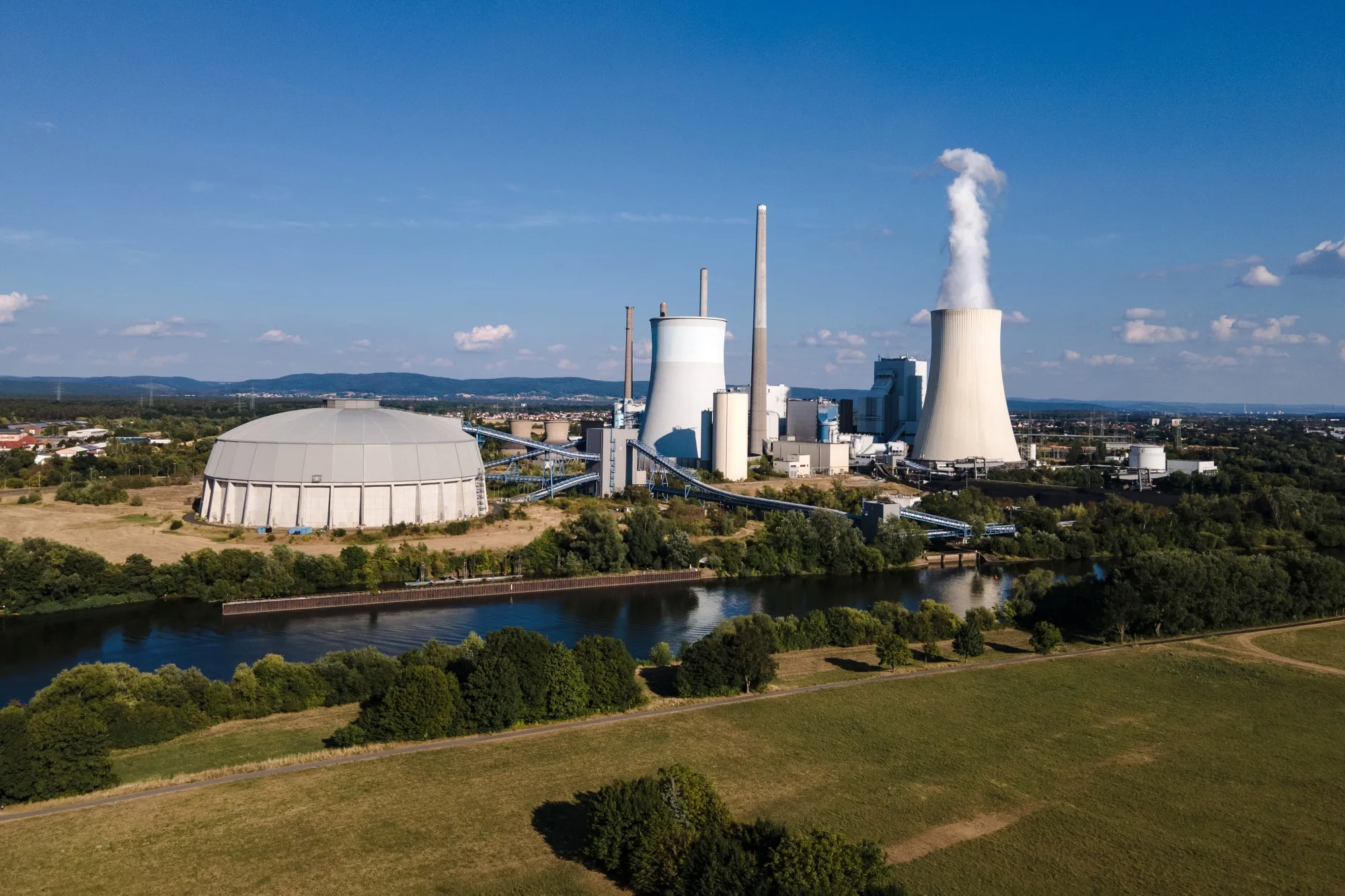 Germany is highly dependent on Russian gas to power its power plants.