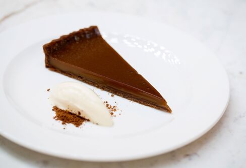 It's worth saving room for the desserts, such as muscavado tart with creme freche.