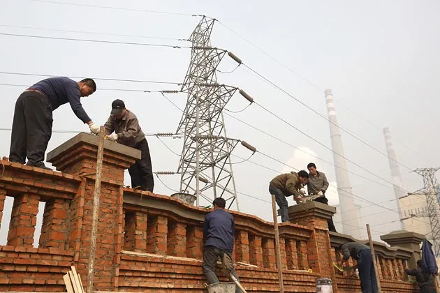 A construction site near Huaneng Power's Gaobeidian thermal power station in Beijing