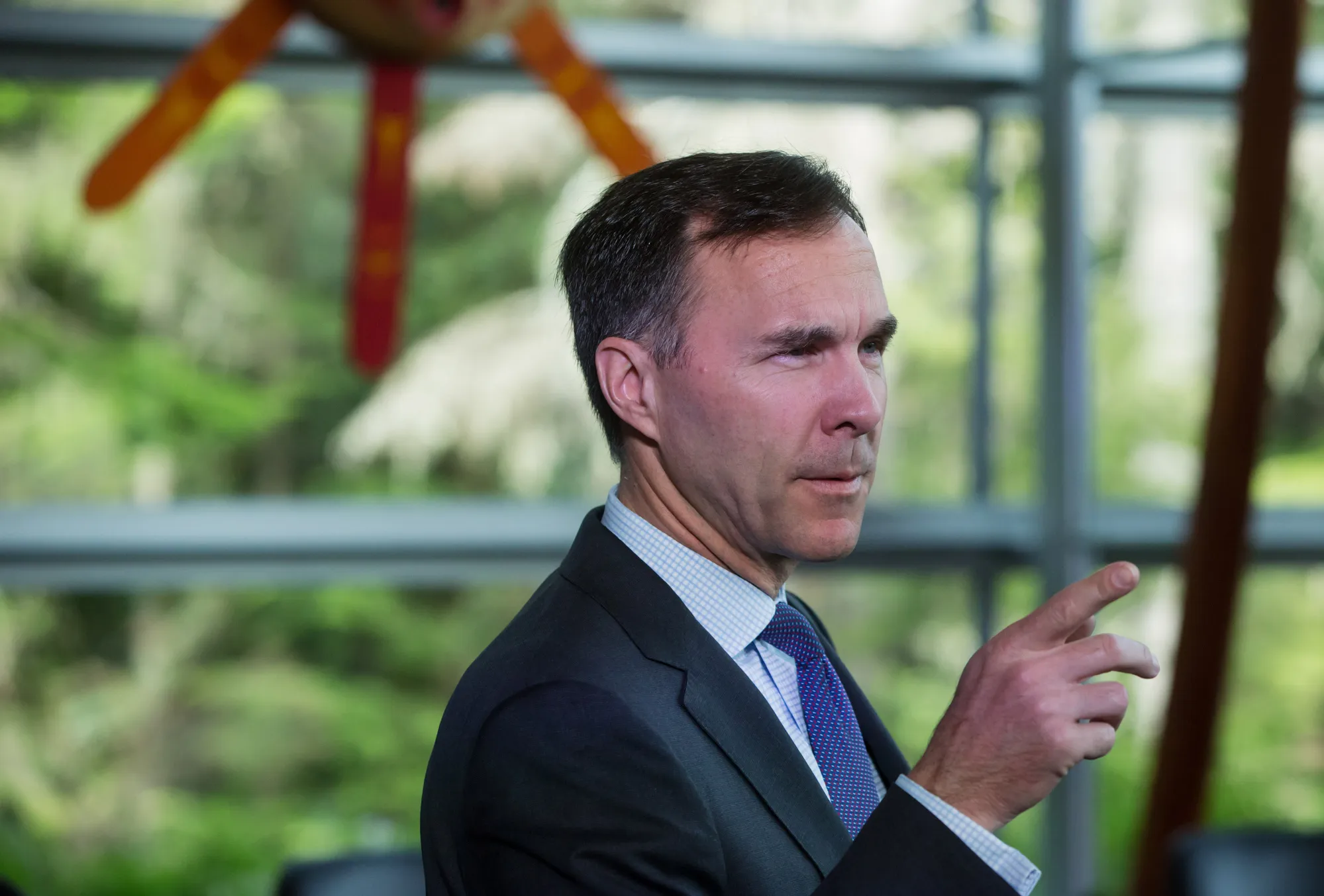 Bill Morneau speaks during the G7 finance ministers and central bank governors meeting in Whistler.