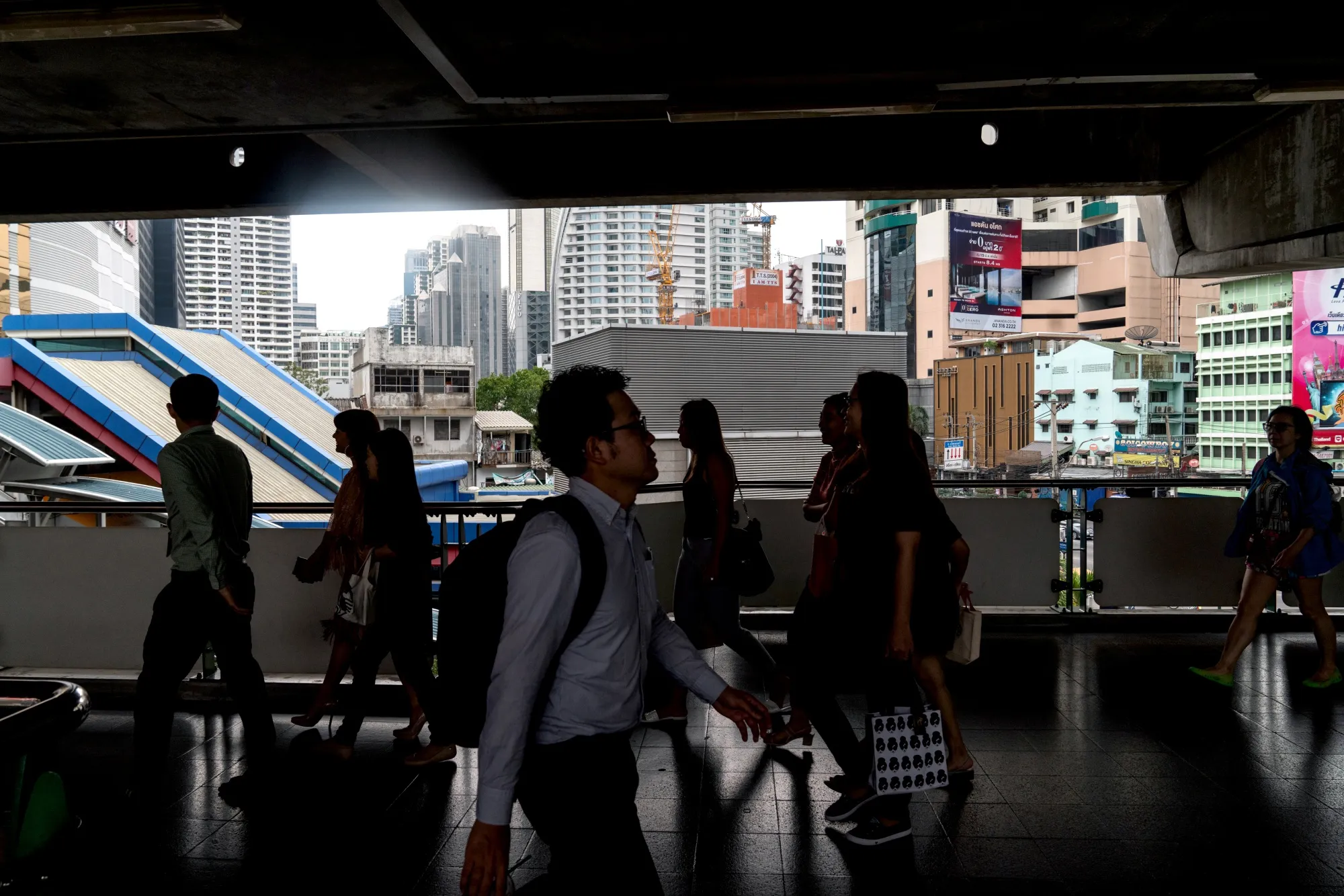 Daily Life in Bangkok as Thai Stocks Fall Less Than Peers as Markets Digest Election