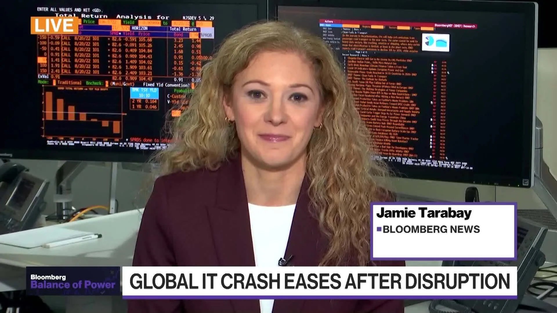 Watch Global IT Crash Eases After Disruption - Bloomberg