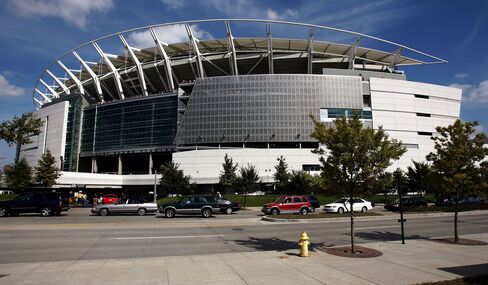 Paul Brown Stadium in Cincinnati.