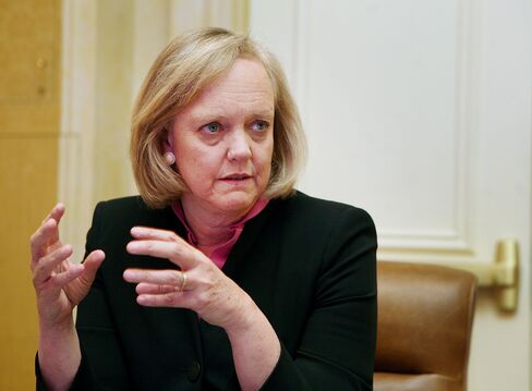 Hewlett-Packard’s Whitman Says Turnaround Effort Will Take Time