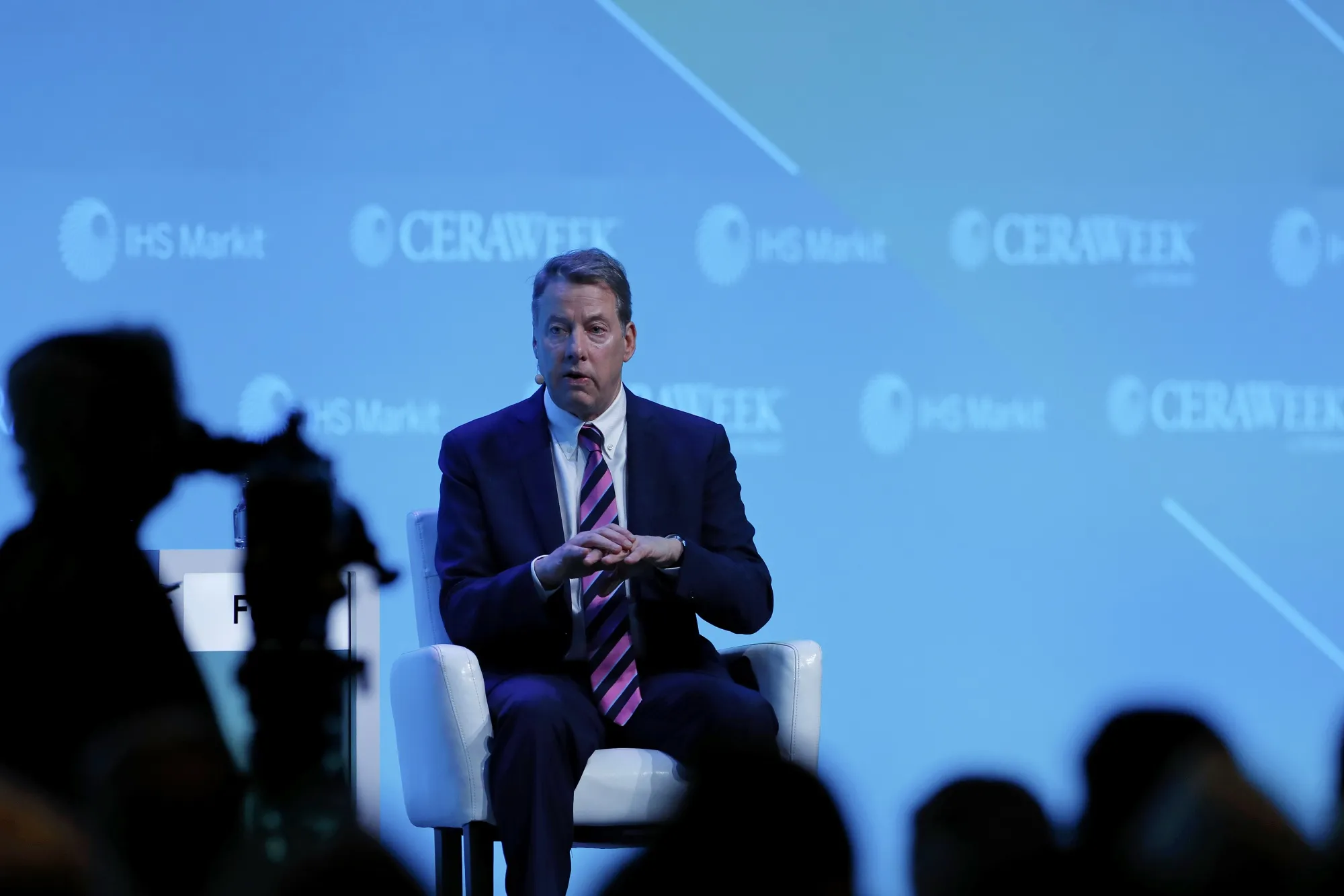 Bill Ford speaks at CERAWeek on March 12.