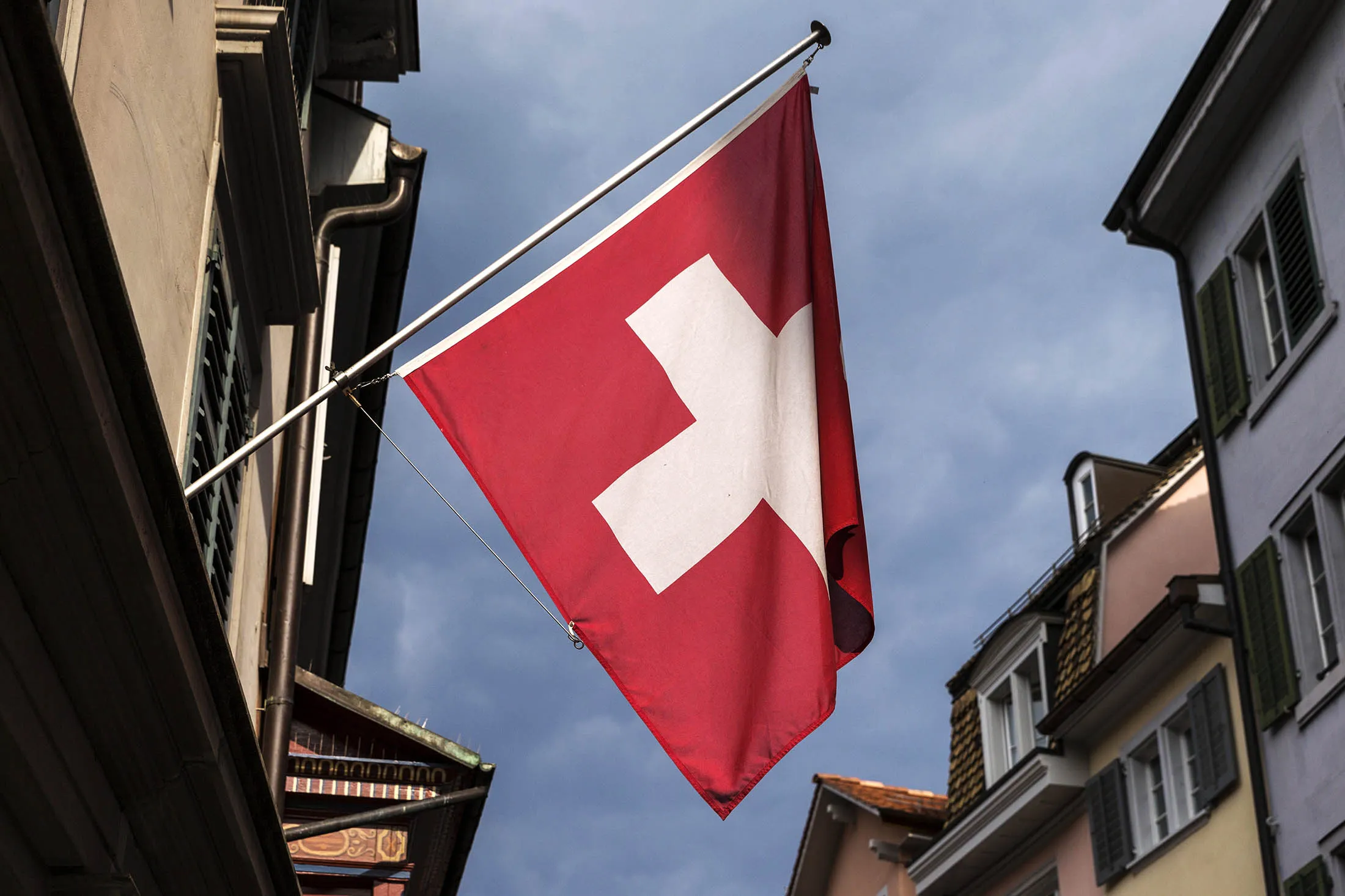 Downtown Zurich, Switzerland.
