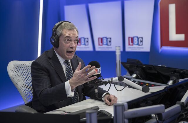 Nigel Farage on LBC.