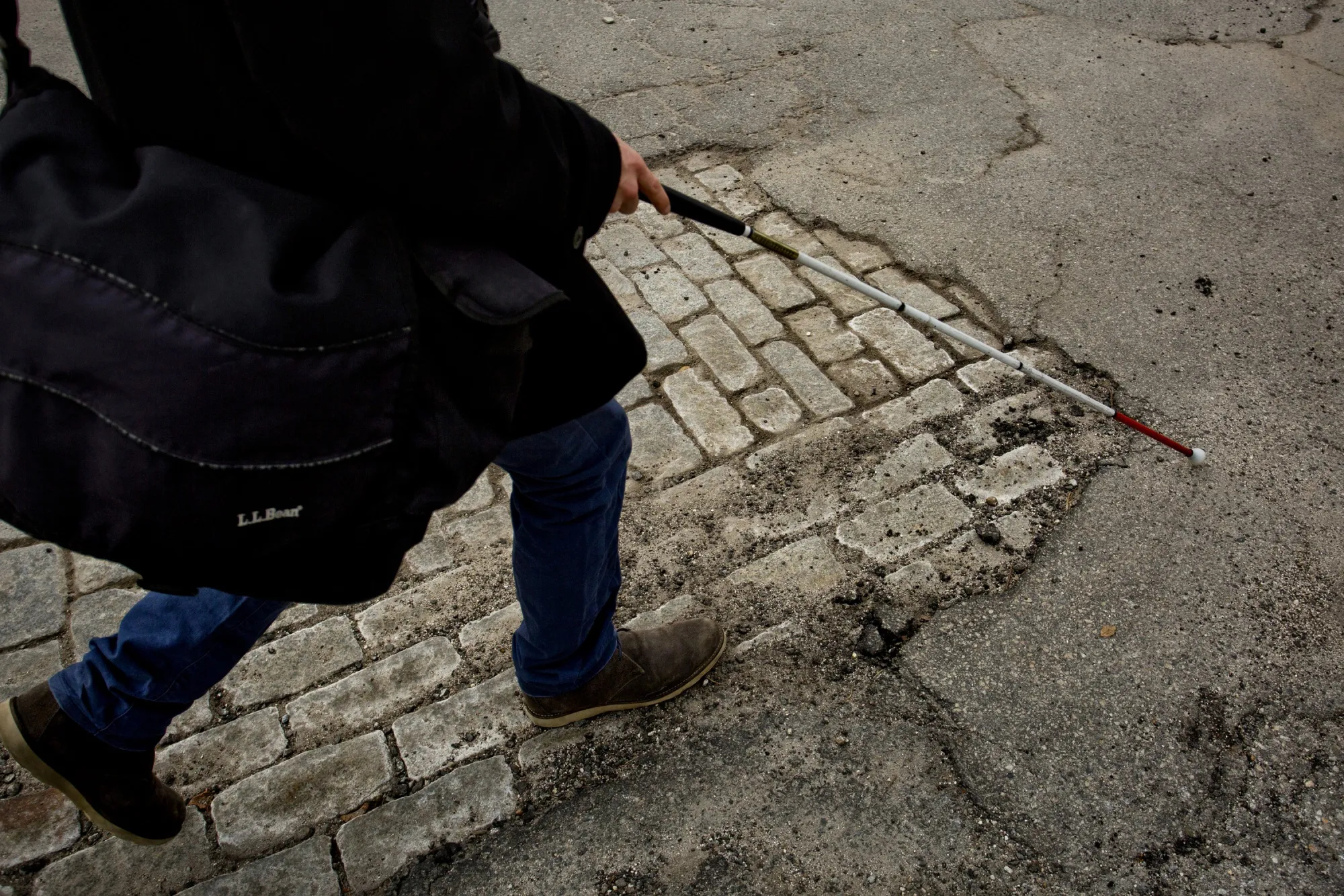 For many visually impaired and blind people, getting around means learning the tactile cues of the urban streetscape.