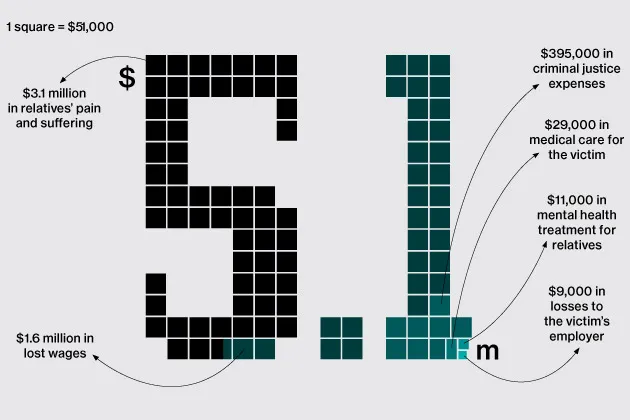 Gun Murder's High Price