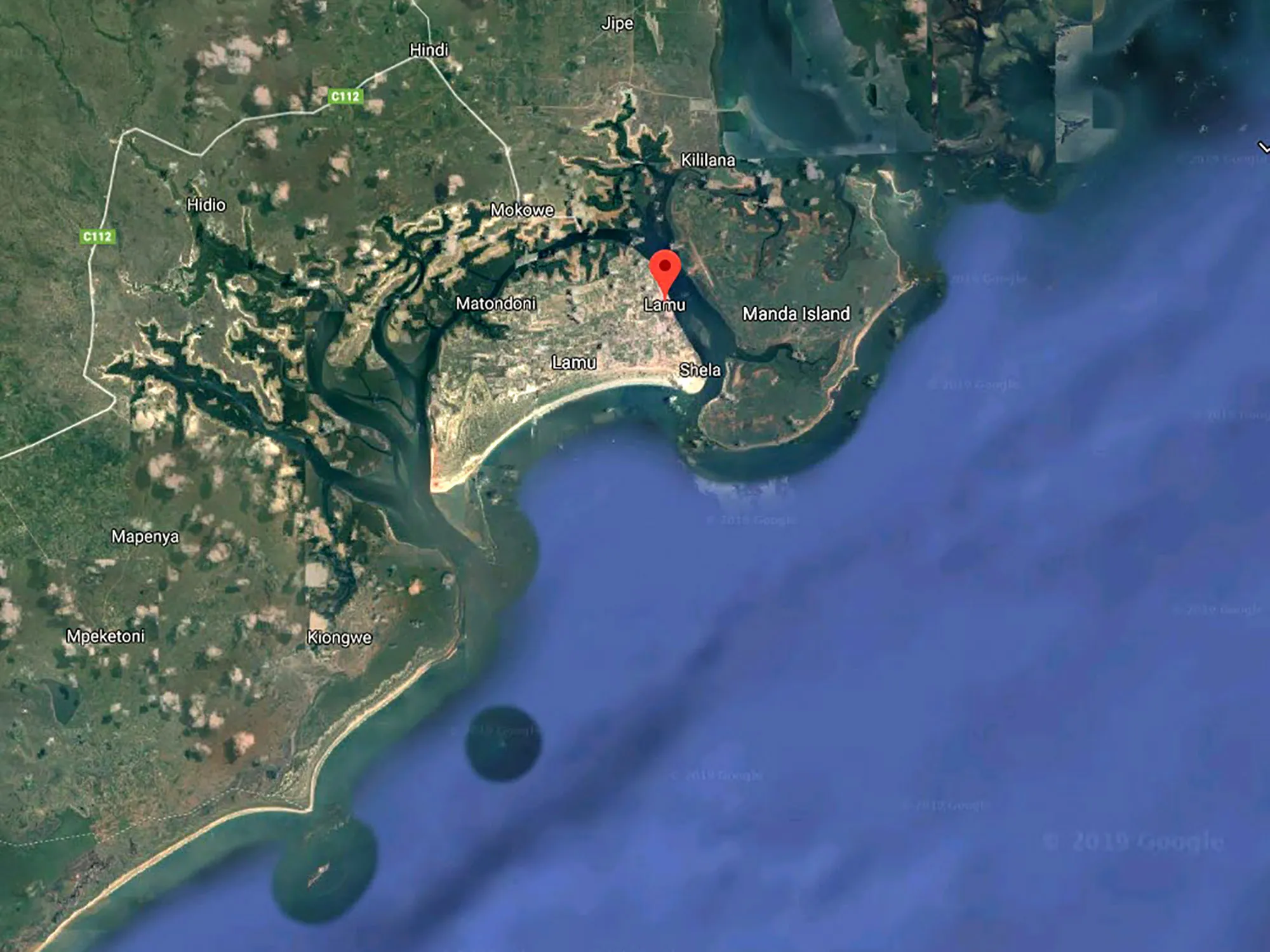 The coastal county of Lamu, Kenya.&nbsp;