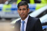 Rishi Sunak Visits A London Police Station
