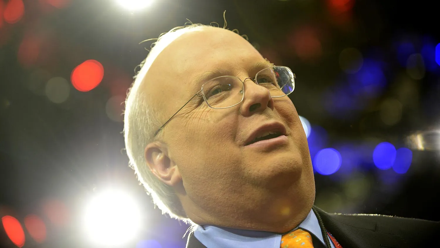American political consultant Karl Rove is seen at the Tampa Bay Times Forum in Tampa, Florida, during final preparations for the opening of the Republican National Convention on August 27, 2012.
