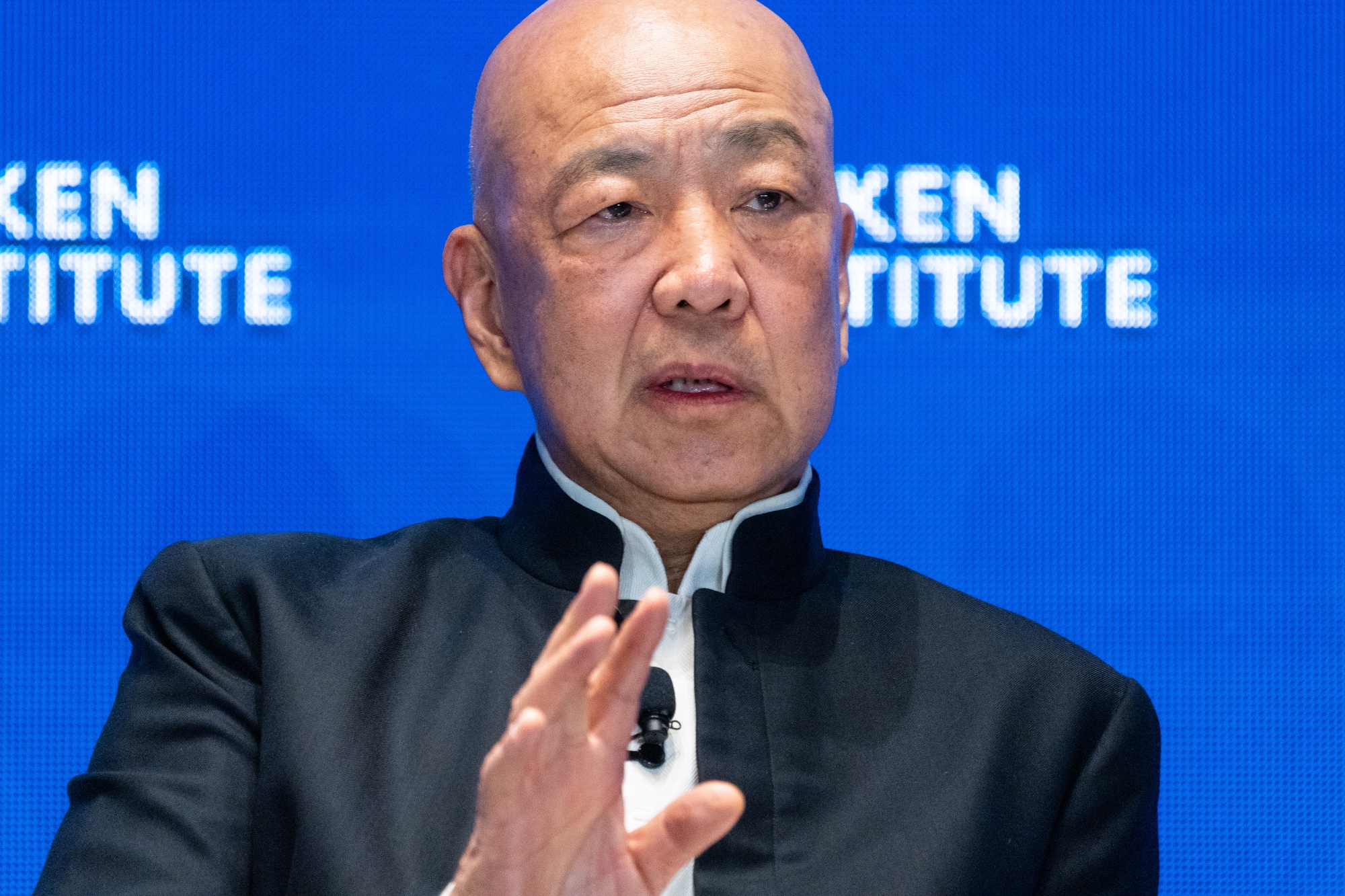 Fang Fenglei at the Milken Conference in Hong Kong, on March 26.