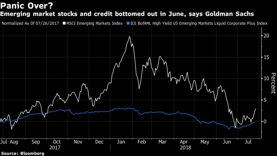 Emerging Markets May Have Bottomed, Goldman Sachs Says