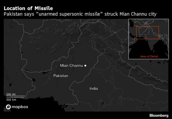 India Says It ‘Accidentally’ Fired a Missile Into Pakistan