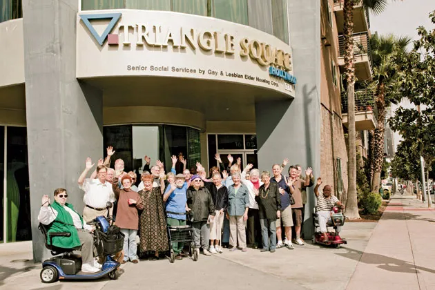 The 104-unit Triangle Square in Los Angeles offers yoga, acupuncture, and access to nearby theaters