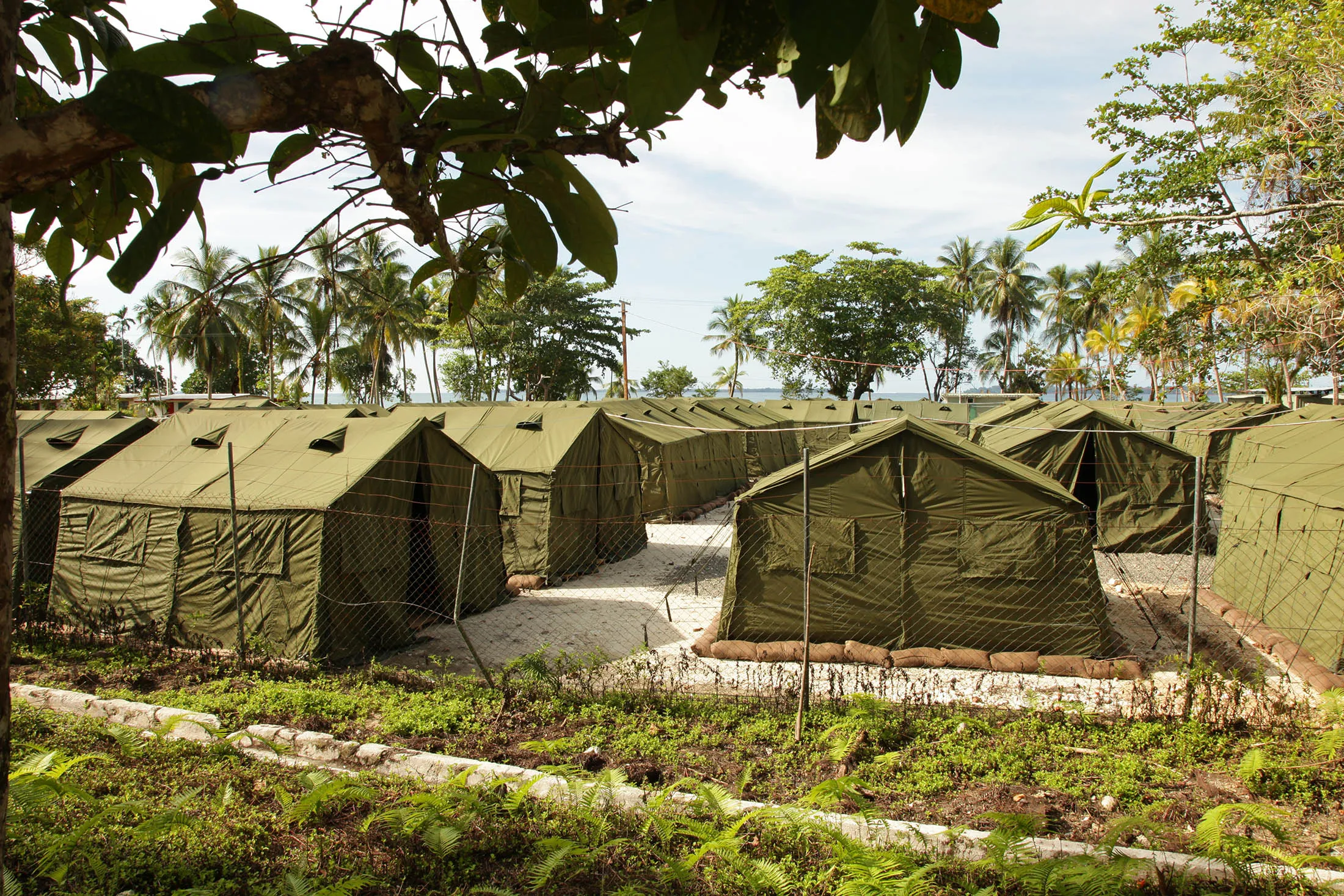 Manus Island detention facility in Papua New Guinea.