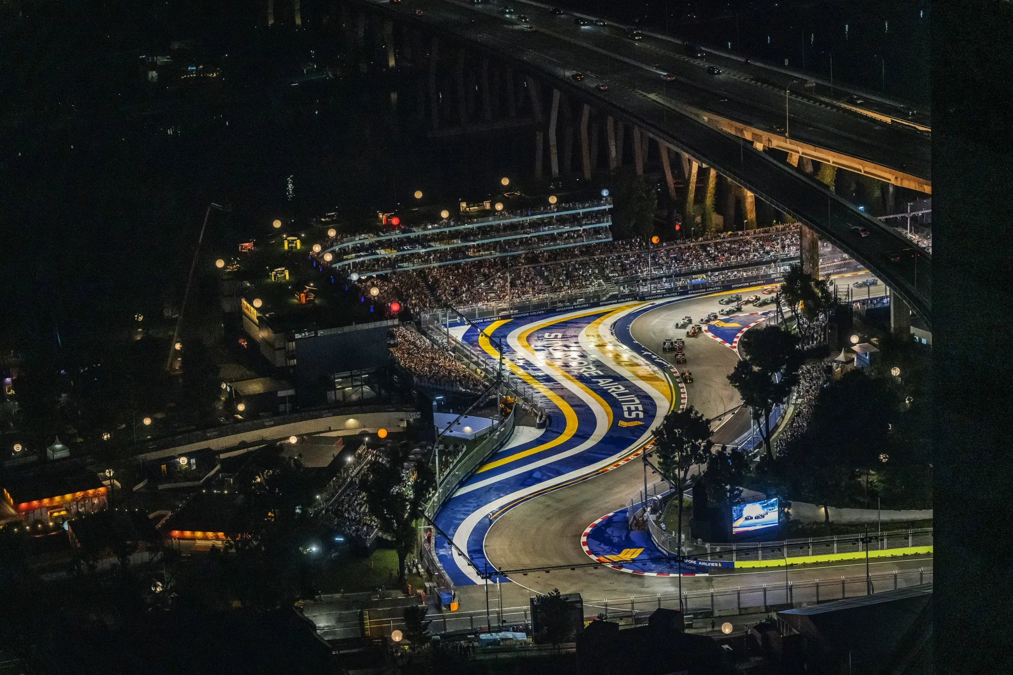 The Formula 1 Singapore Grand Prix in 2022.