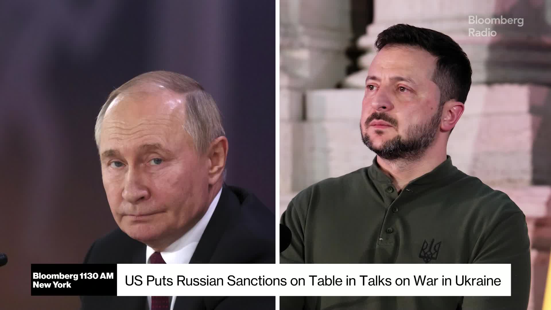 US Puts Lifting Russian Sanctions on the Table in Ukraine War Talks