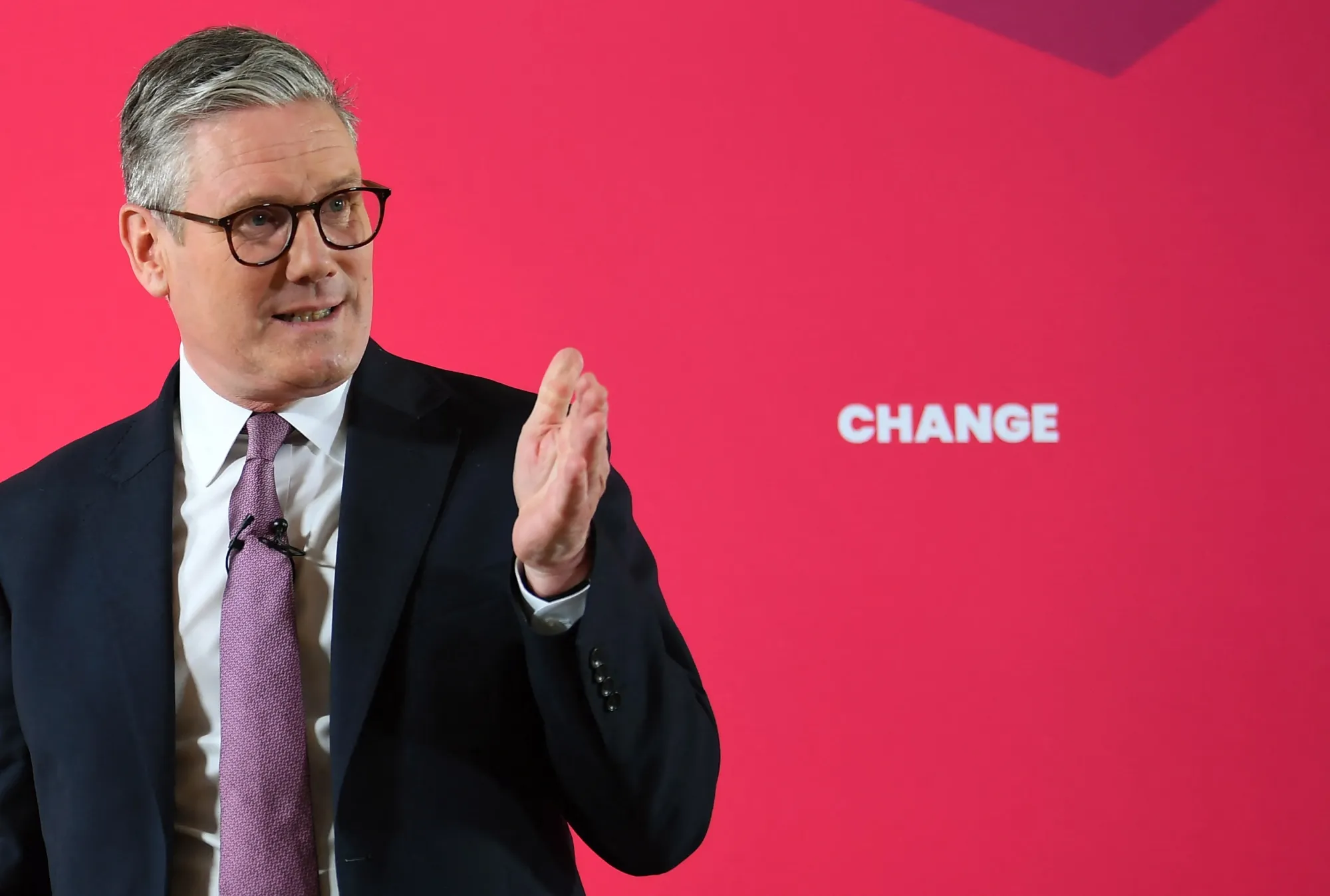 Keir Starmer in Glasgow on May 31.