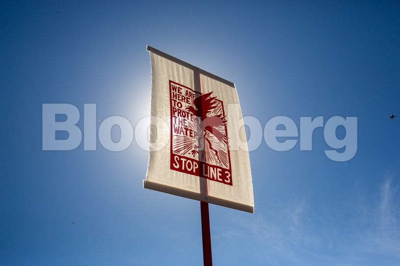 Demonstrators Protest Line 3 Pipeline