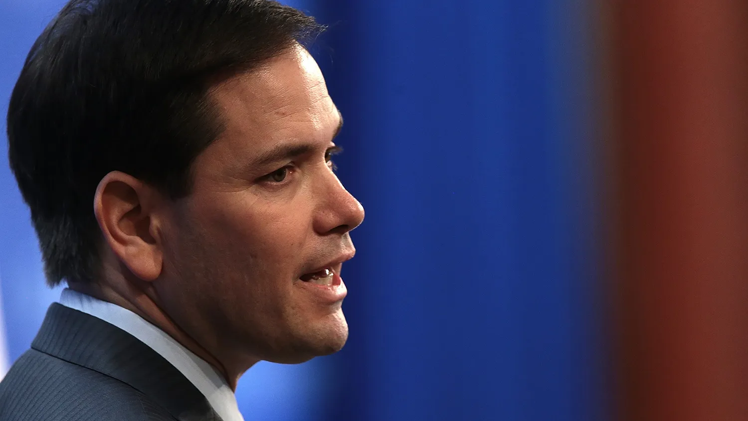 WASHINGTON, DC - APRIL 15: Republican presidential candidate Sen. Marco Rubio (R-FL) speaks at the Heritage Foundation April 15, 2015 in Washington, DC. Rubio took part in a discussion on "The Case for the Lee-Rubio Tax Reform Plan."
