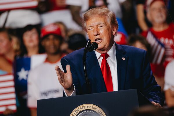 Trump Defends Border Policies In Texas As Senate Race Heats Up