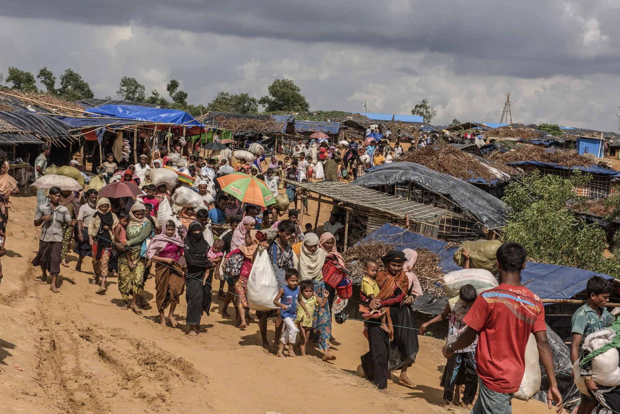 Rohingya&nbsp;refugees&nbsp;in Cox's Bazar, Bangladesh, on&nbsp;Sept. 21, 2017.&nbsp;