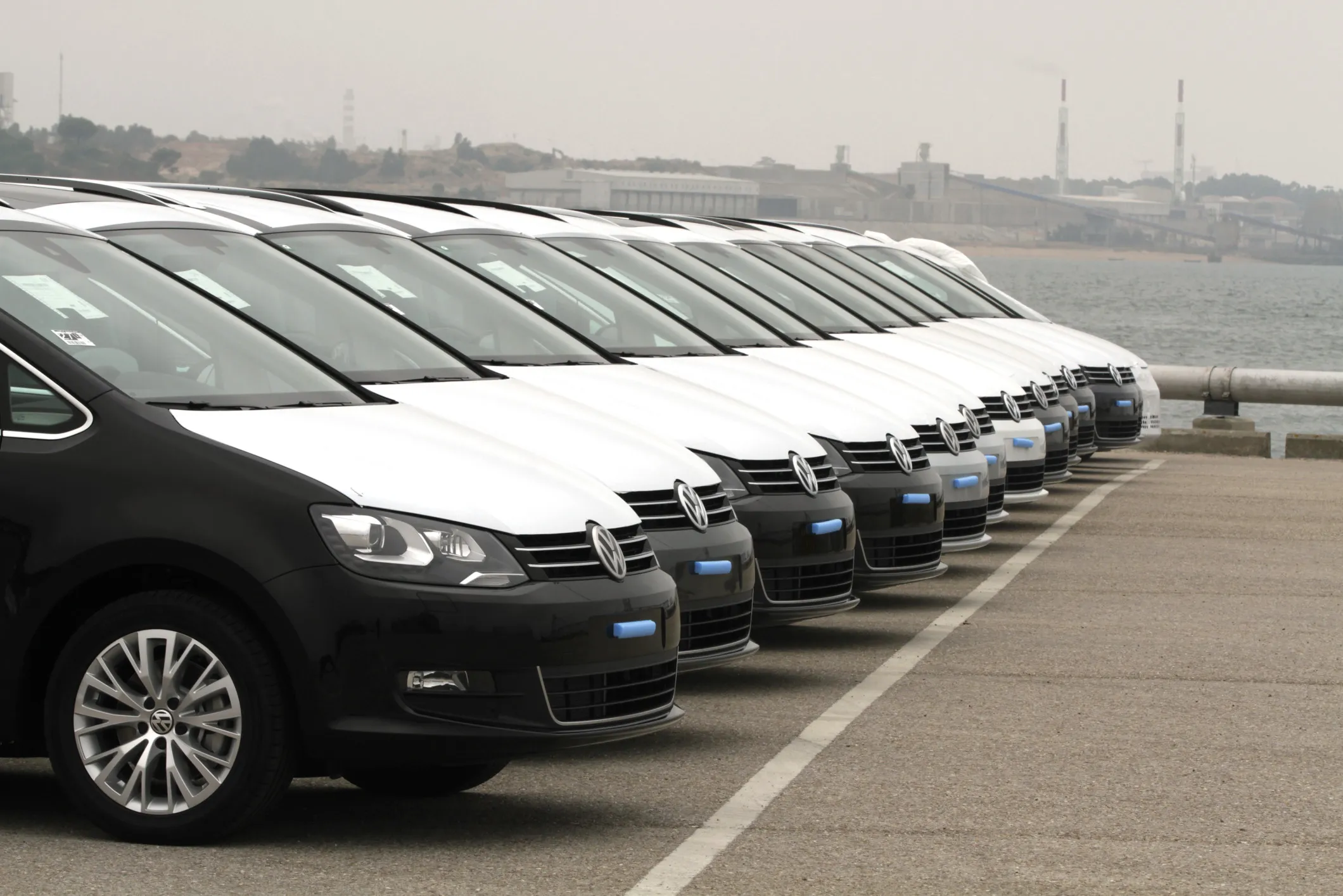 Volkswagen AG Automobile Manufacture And Shipping Operations As European Car Production Grows