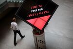 Inside The London Stock Exchange As FTSE 100 Heads For Best Monthly Gain Among Major European Markets