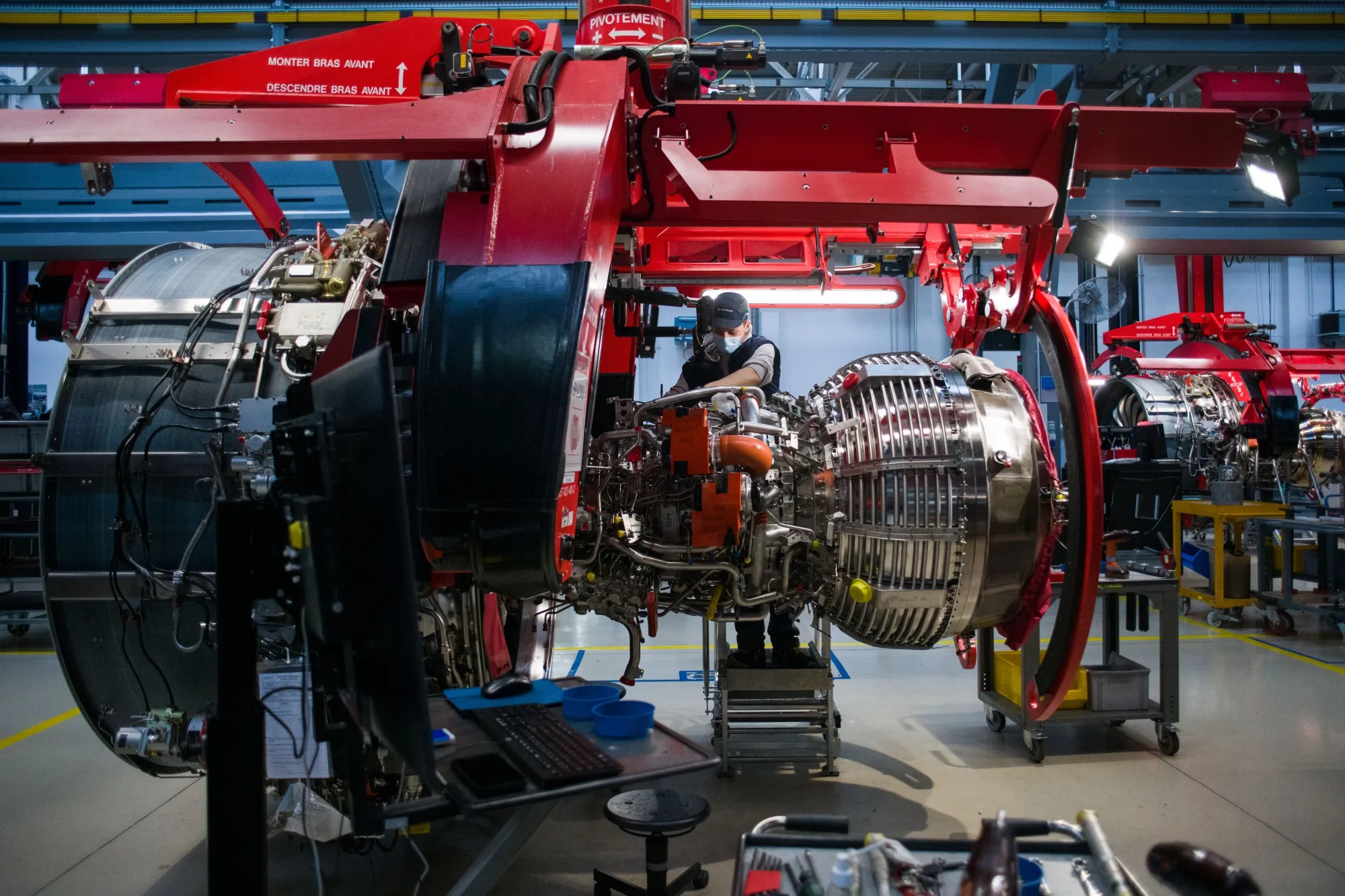 A jet engine plant in&nbsp;France.