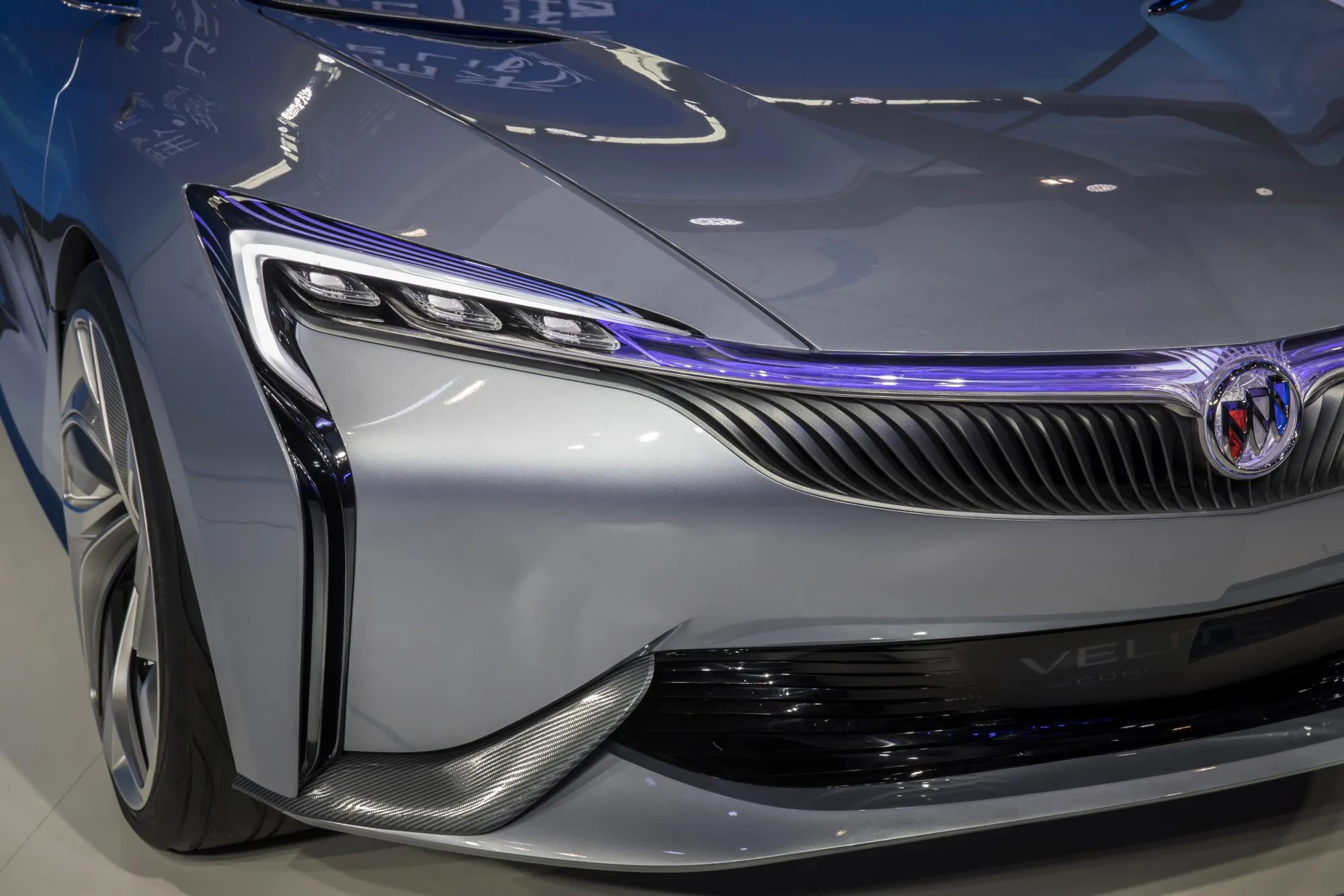 The Buick Velite concept hybrid automobile