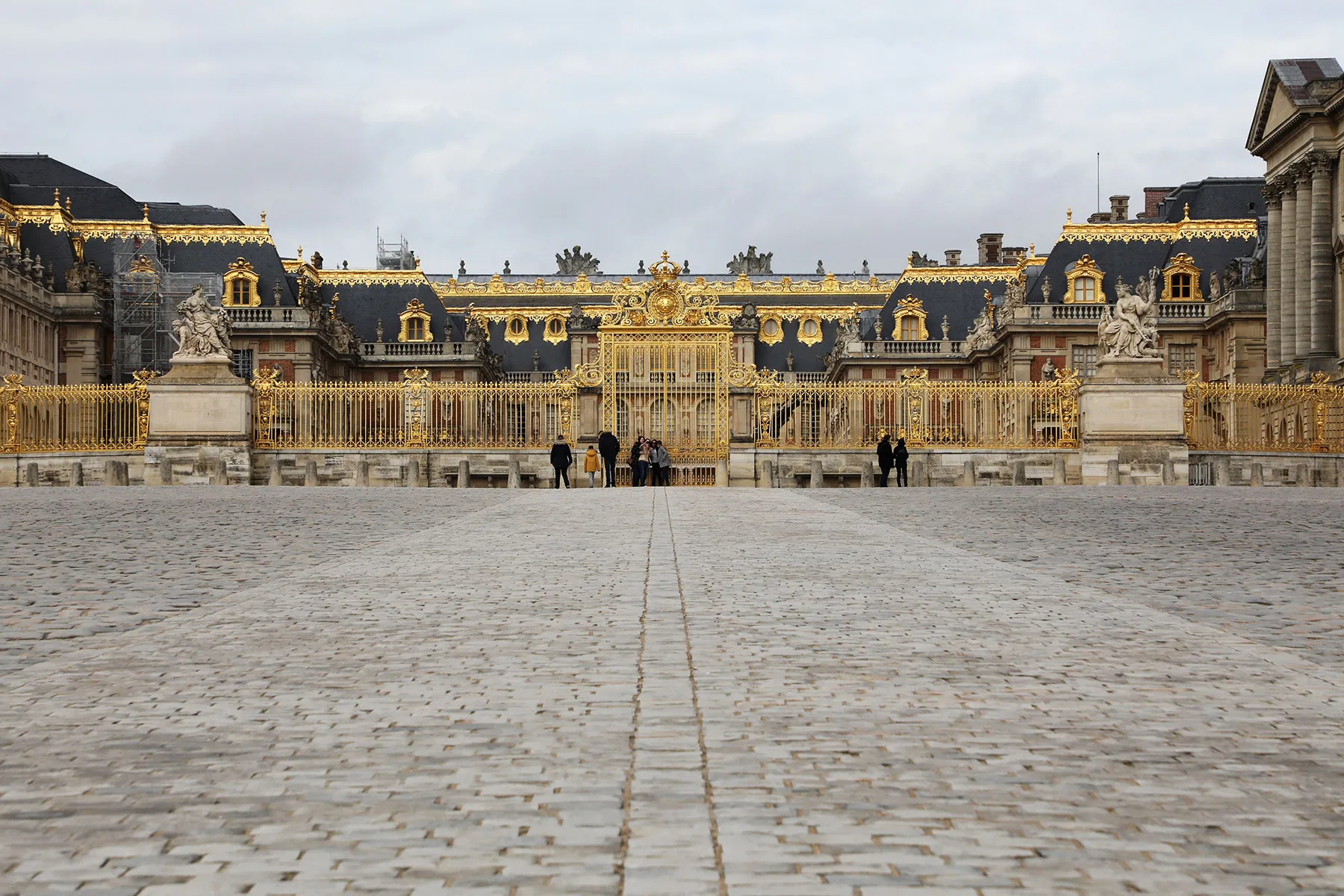 The Chateau de Versailles.