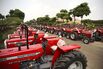 A tractor assembly plant in Lahore, Pakistan