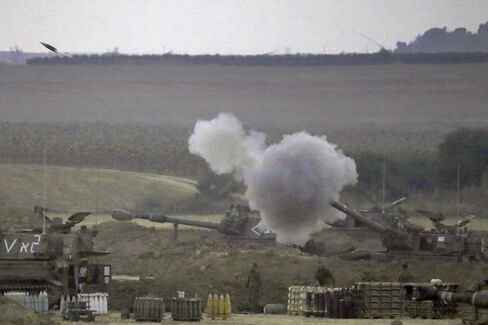 Israeli artillery