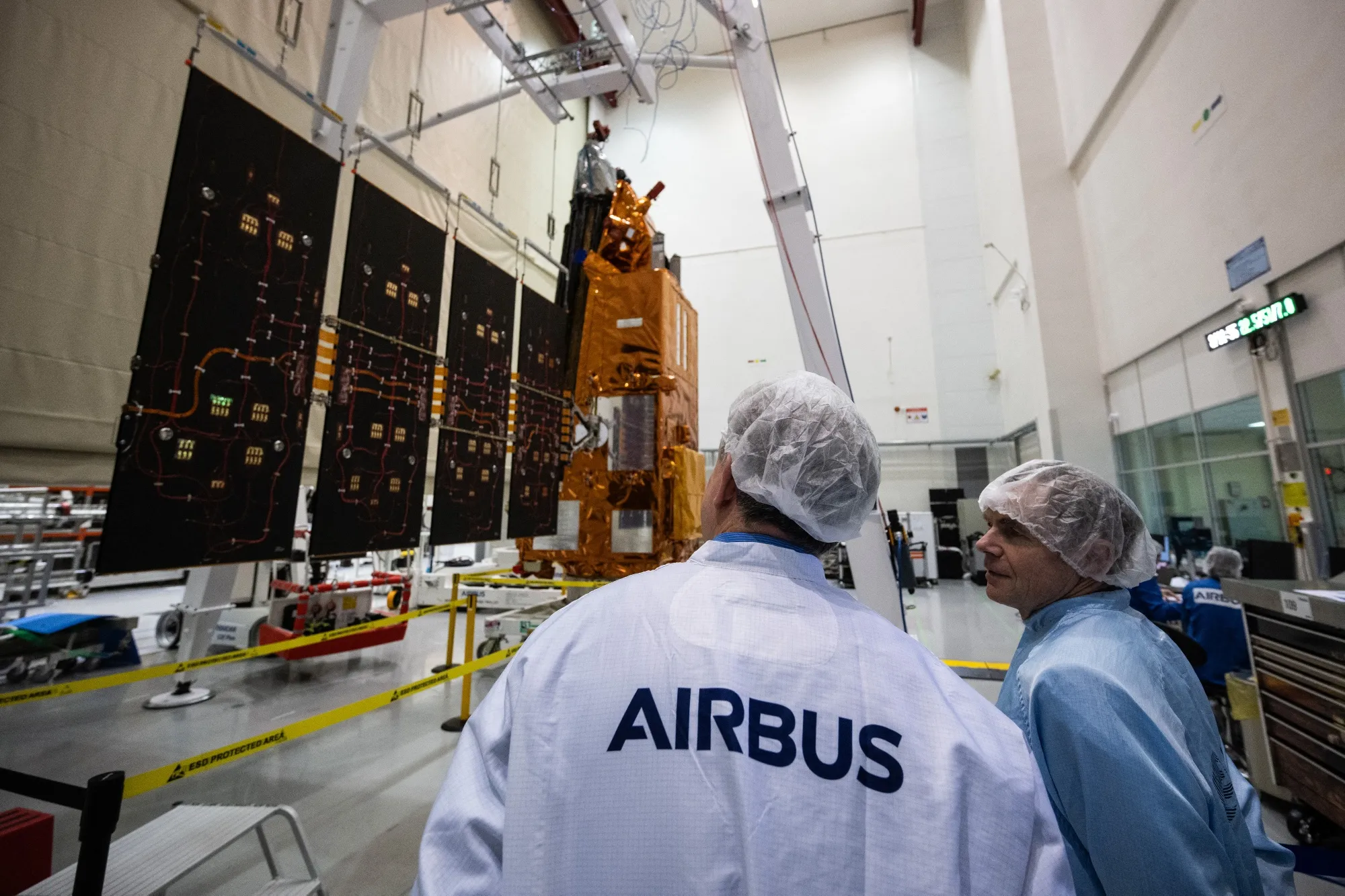 The Airbus Defence and Space plant in Toulouse France.