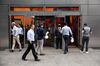 Workers returning to the office with lunch in New York, U.S., on Monday, June 14, 2021