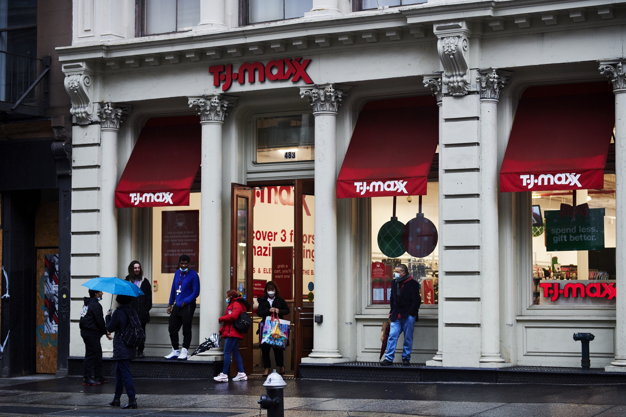 A T.J. Maxx store in the SoHo neighborhood of New York.