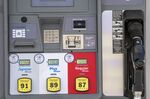 A fuel pump at a Chevron gas station in Menlo Park, California.