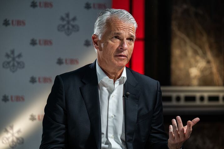 Sergio Ermotti on April 29. 